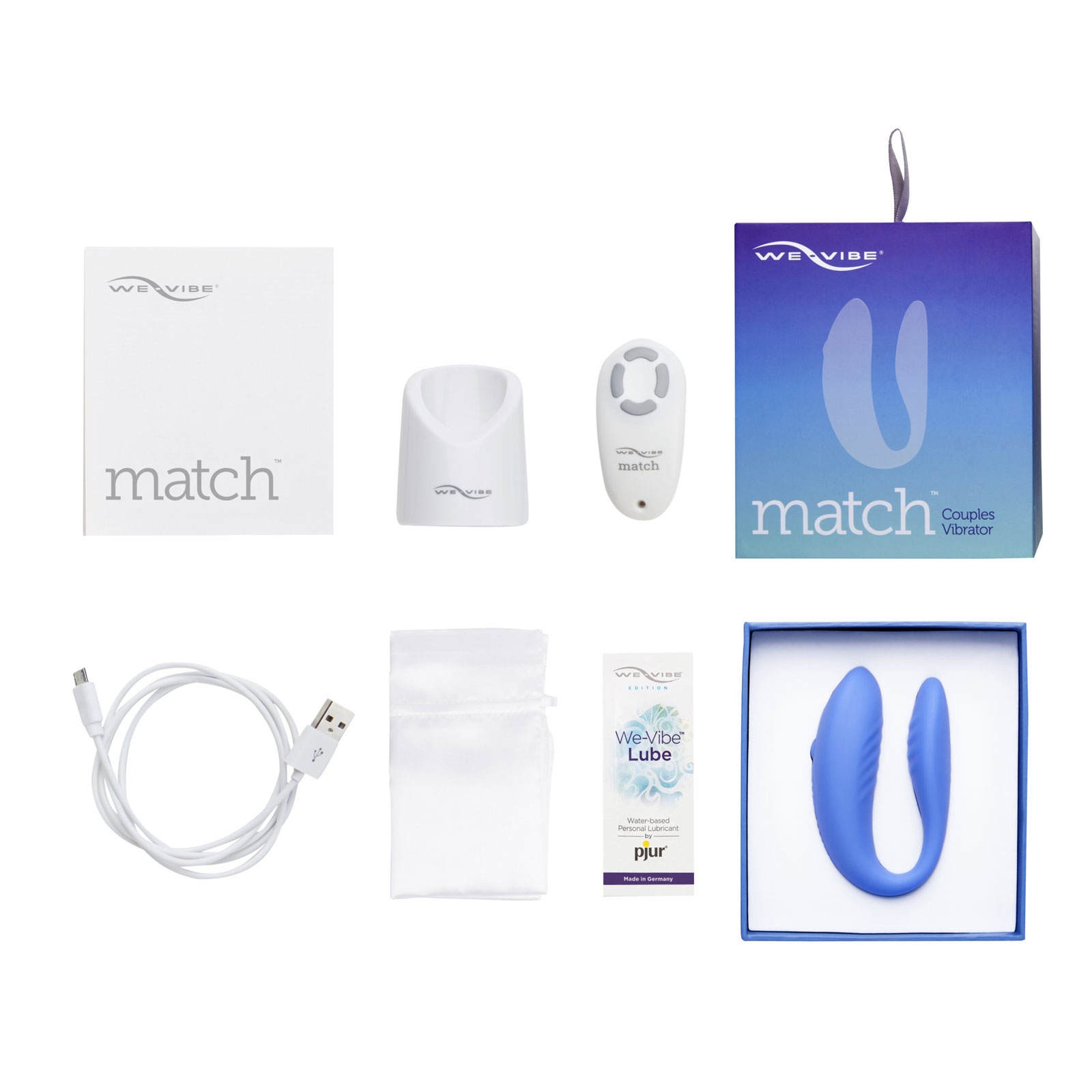 We-Vibe Match, голубой - фото 7