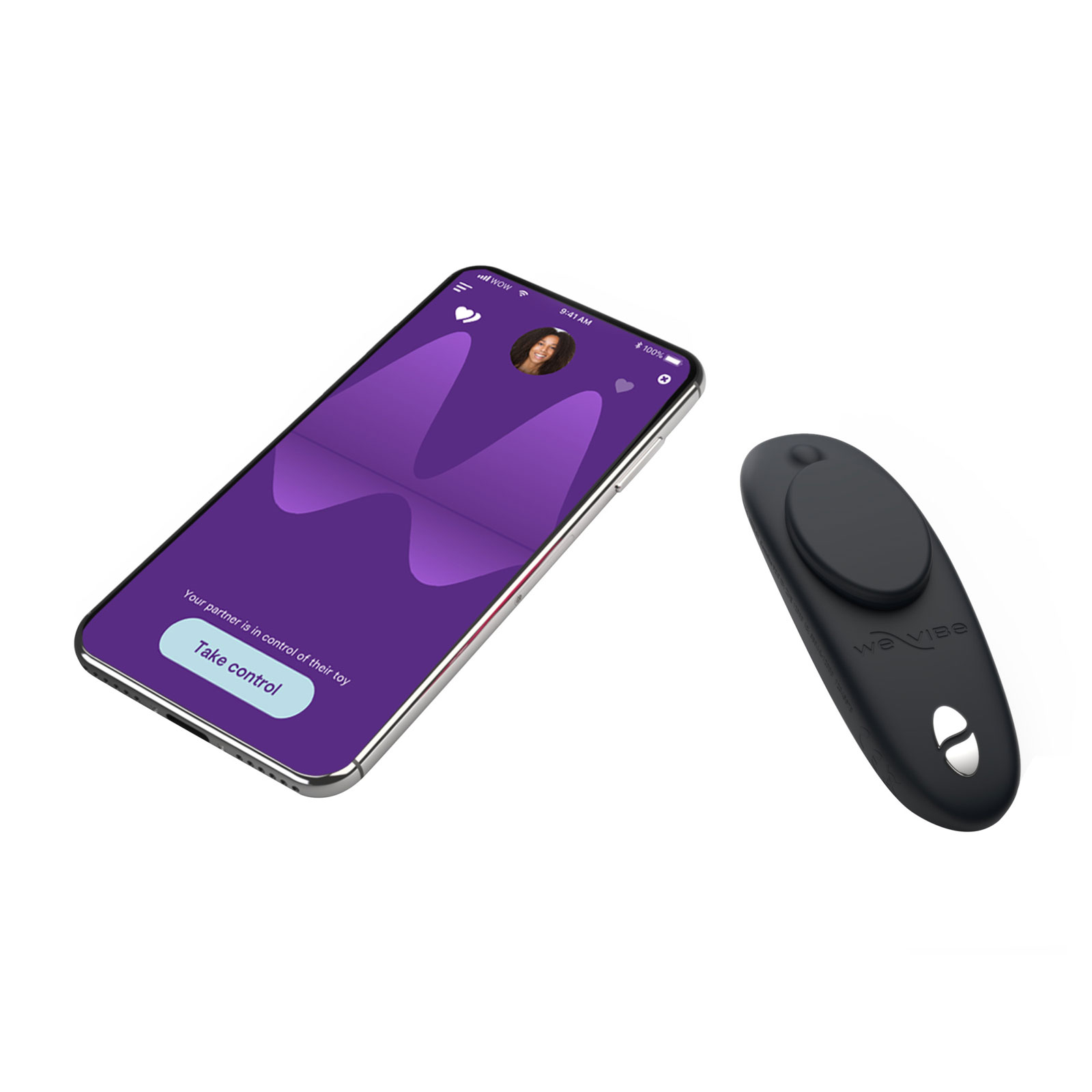We-Vibe Moxie, черный - Клиторальный вибратор с дистанционным управлением - купить в секс шопе