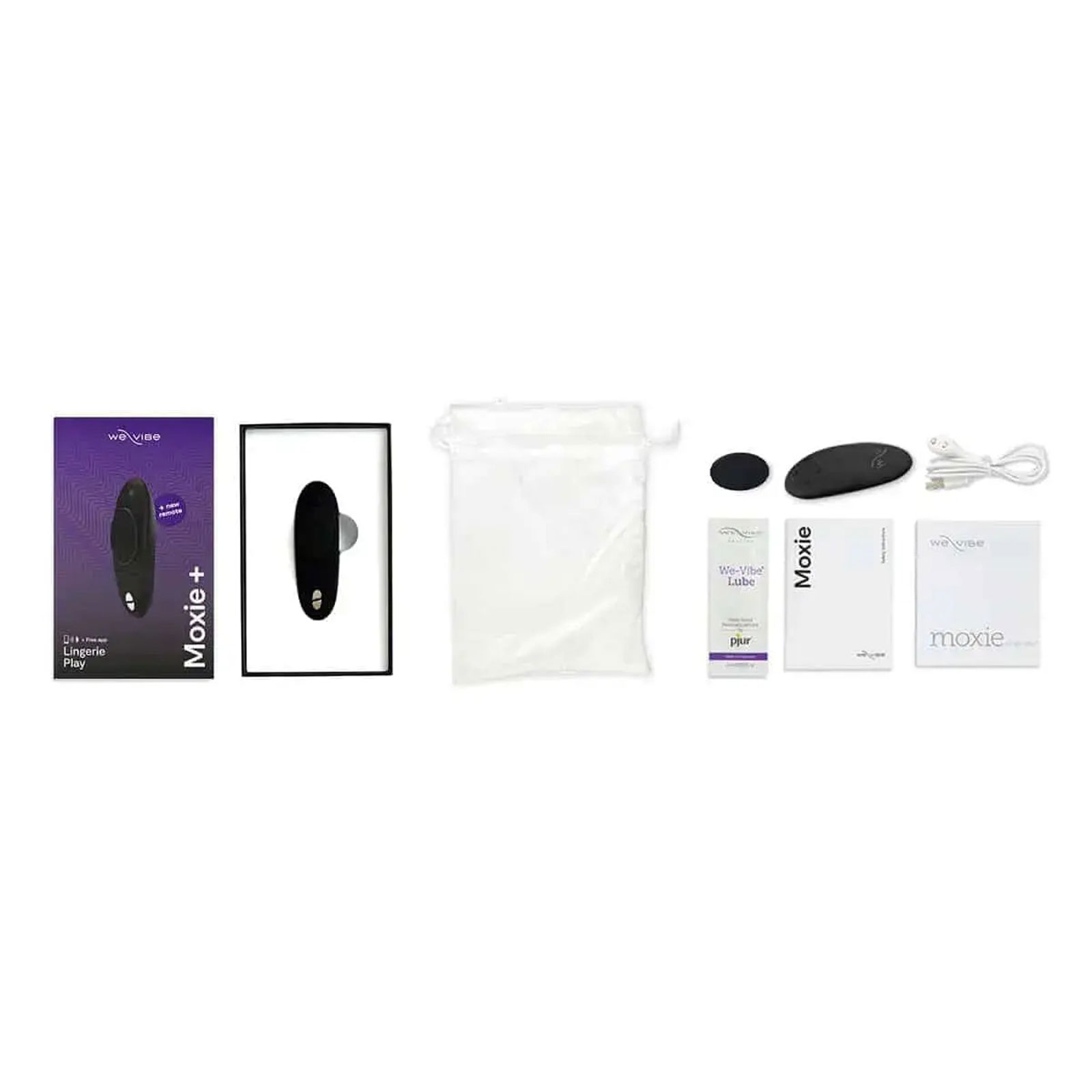 We-Vibe Moxie+, черный - подробные фото в секс шопе Condom-Shop