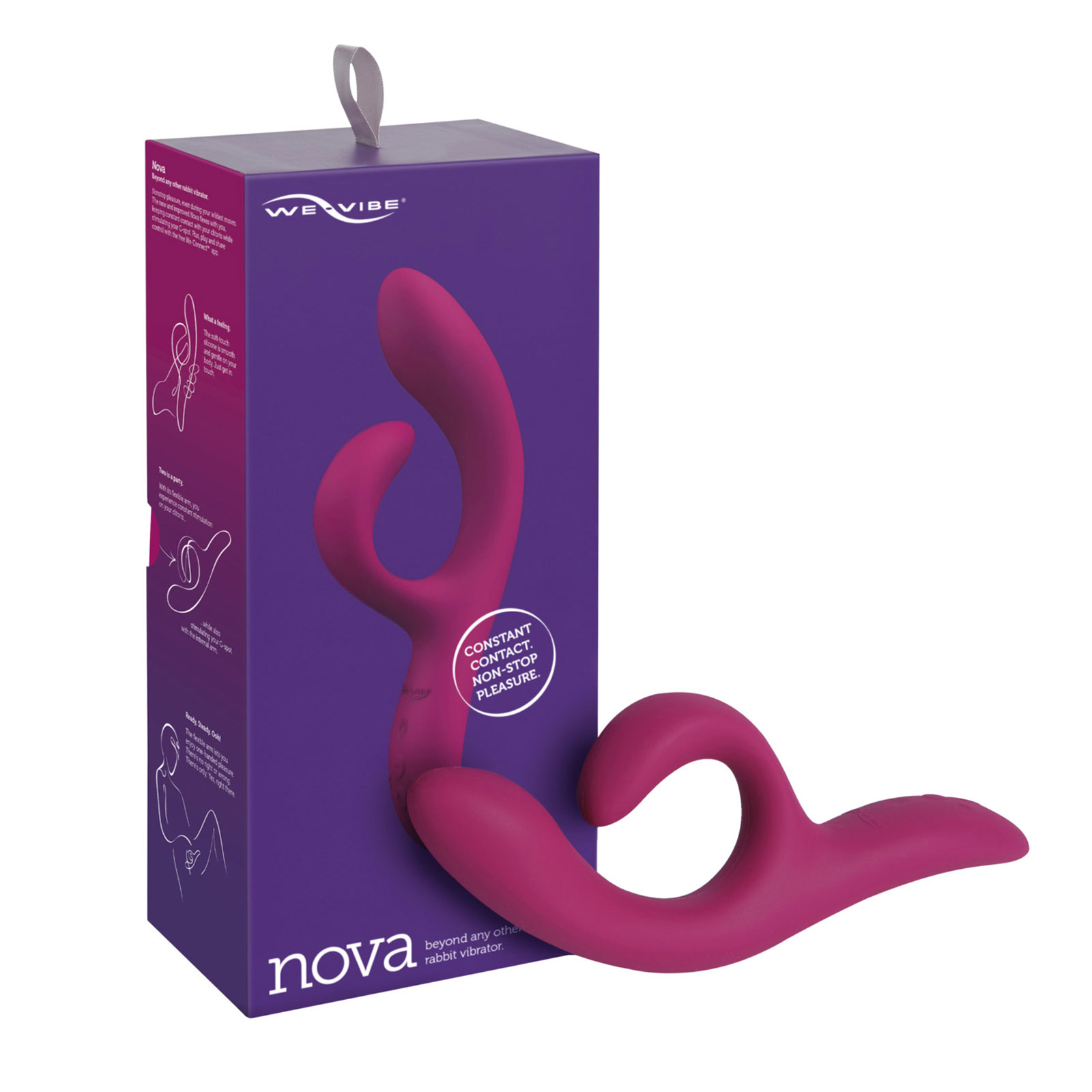 We-Vibe Nova 2, фиолетовый, Вибратор вагинально-клиторальный