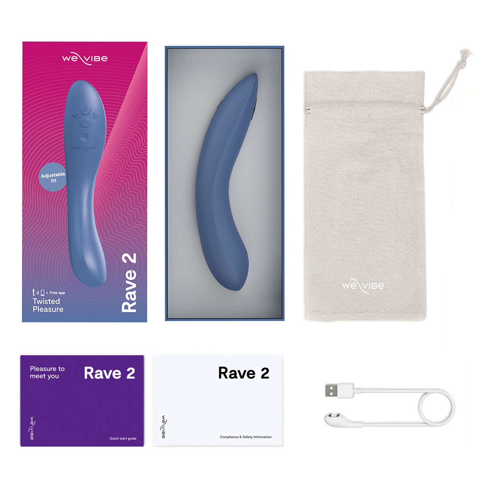 We-Vibe Rave 2, синий - фото 7