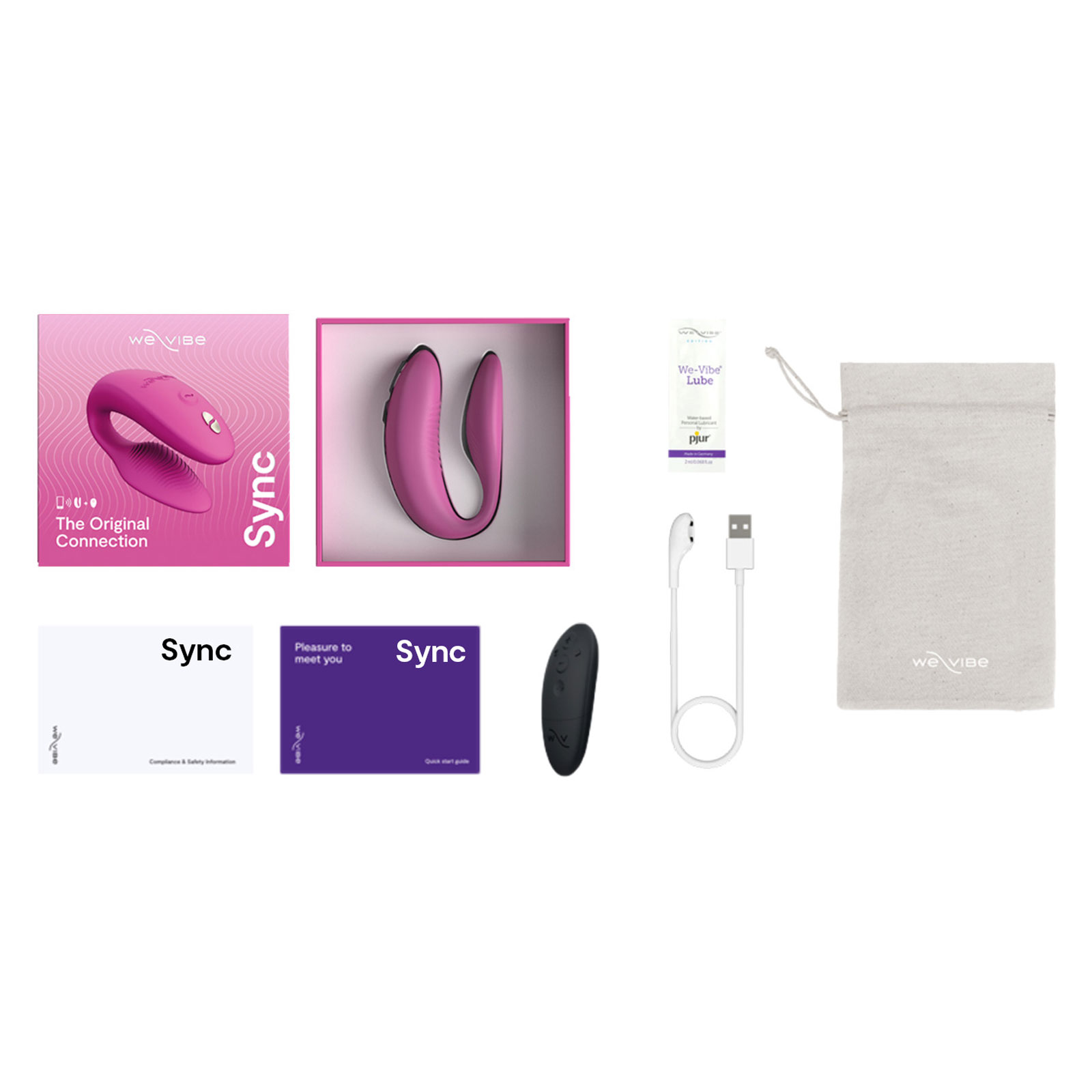 We-Vibe Sync 2, розовый - фото 7