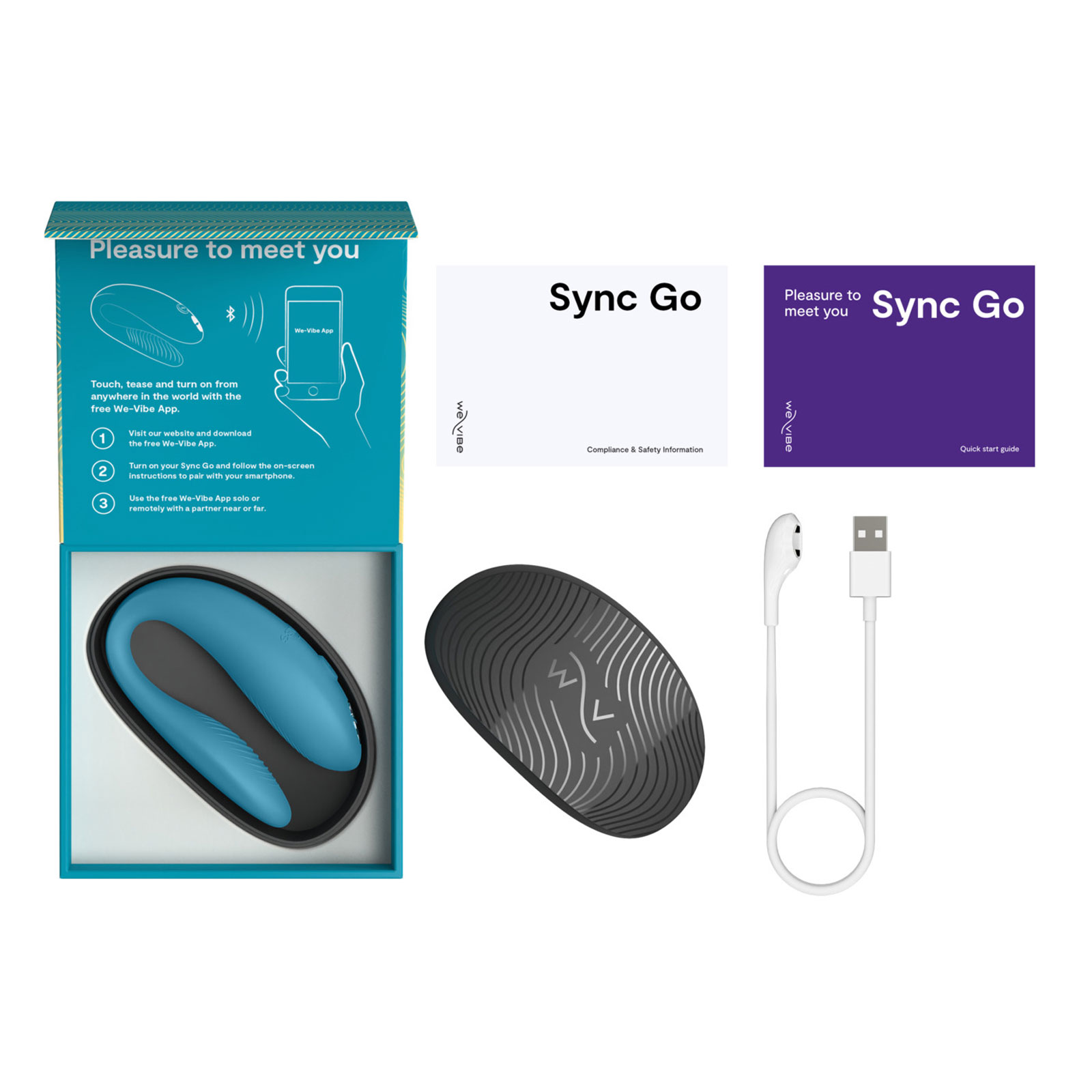 We-Vibe Sync Go, голубой - фото 7