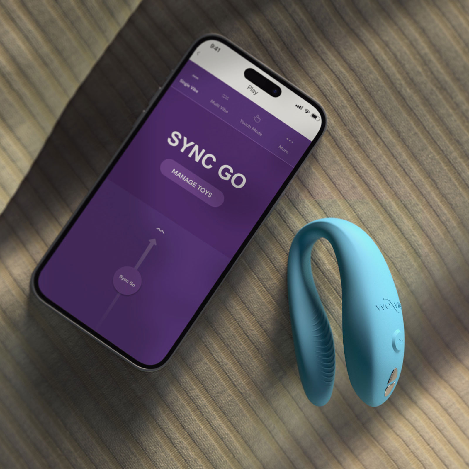 We-Vibe Sync Go, голубой - фото 8