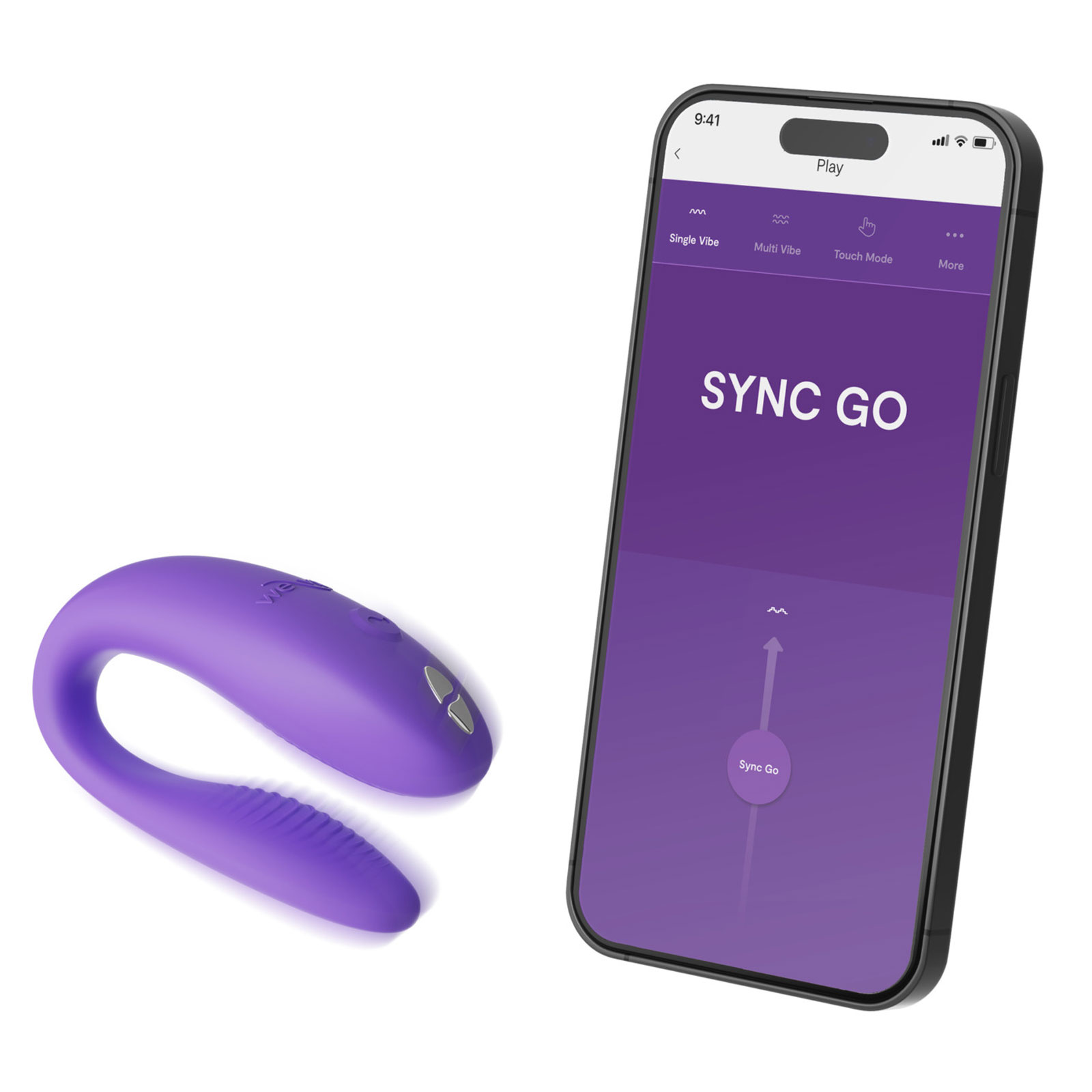 We-Vibe Sync Go, светло-фиолетовый - фото, отзывы