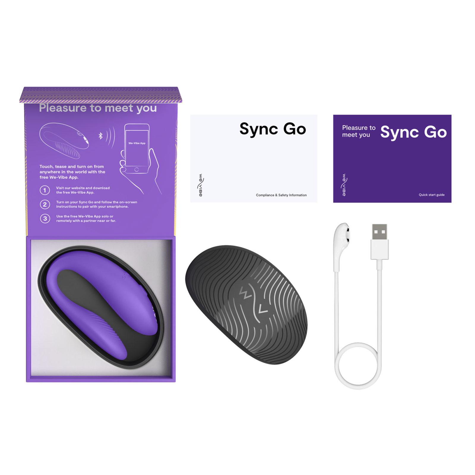 We-Vibe Sync Go, светло-фиолетовый - фото 7