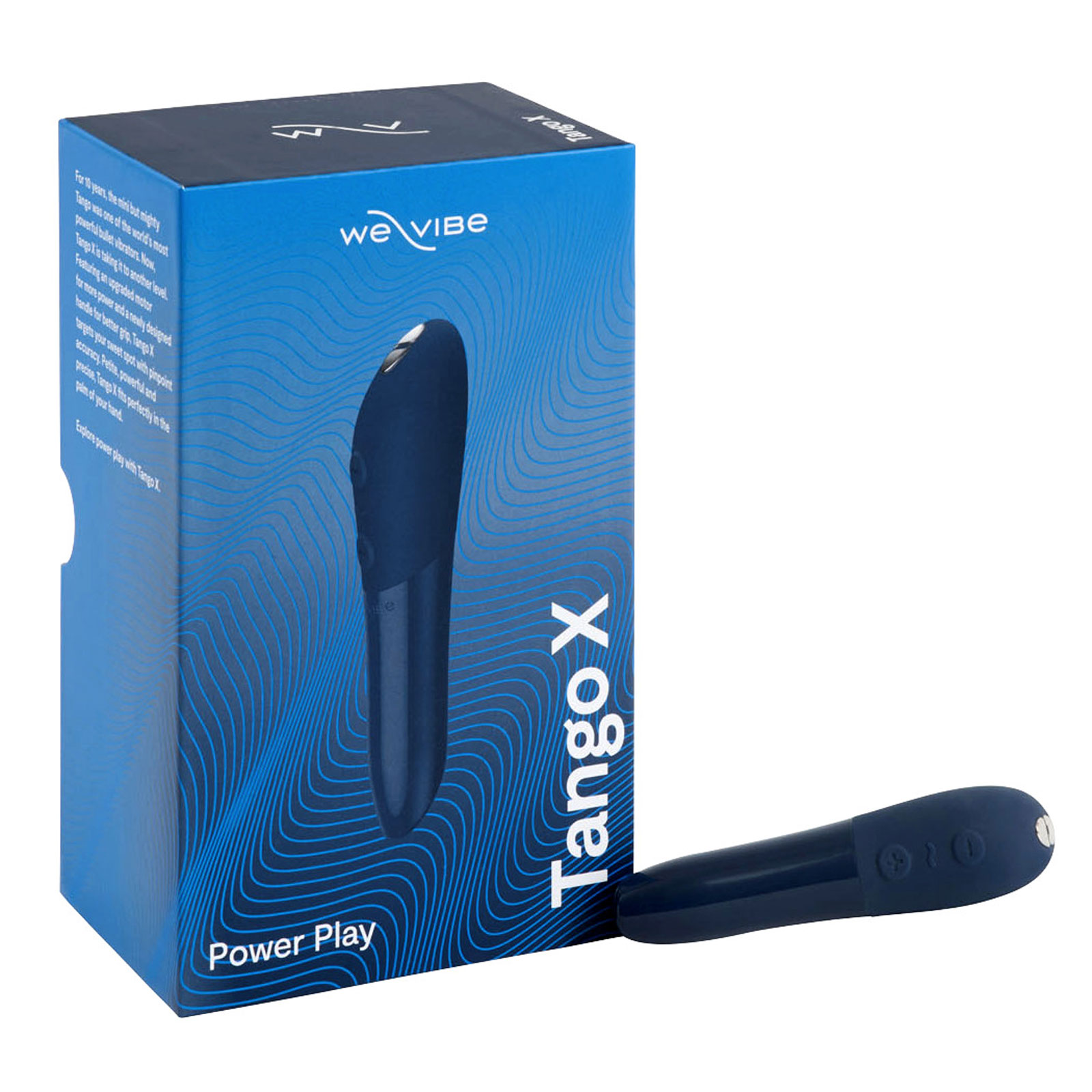 We-Vibe Tango X, синий, Мощный перезаряжаемый мини-вибратор