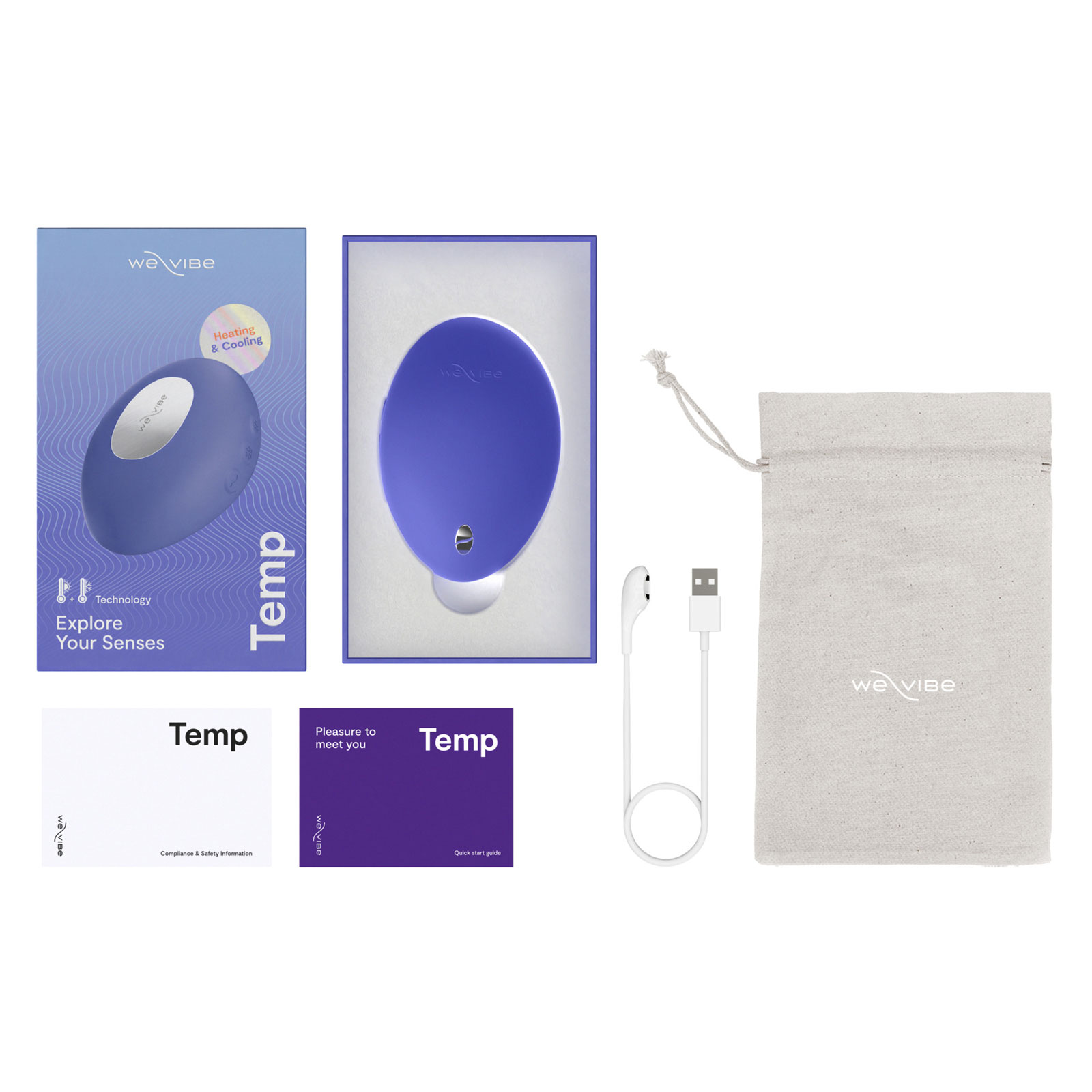 Вибратор We-Vibe Temp, сиреневый - фото 10