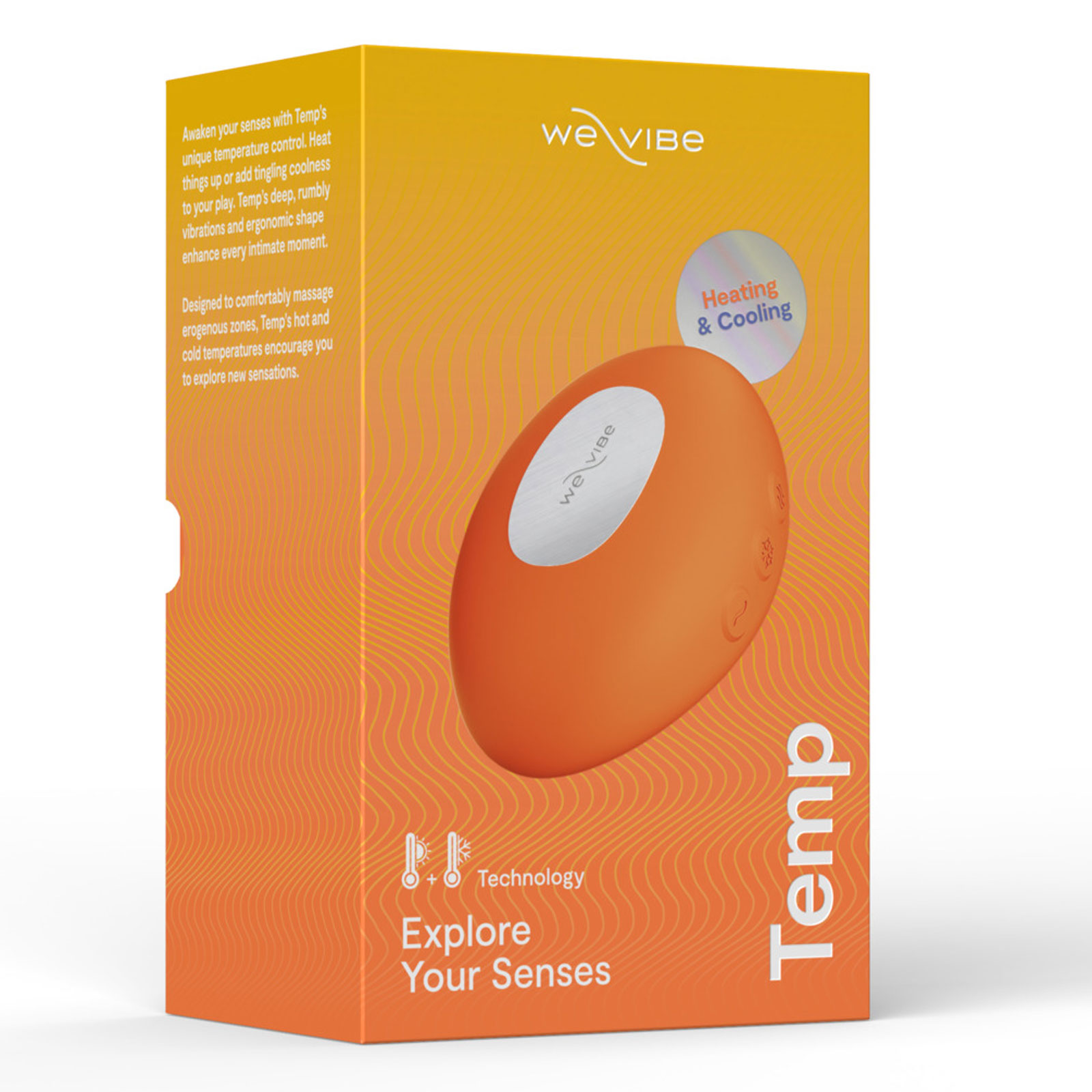 Вибратор We-Vibe Temp, оранжевый - фото 11