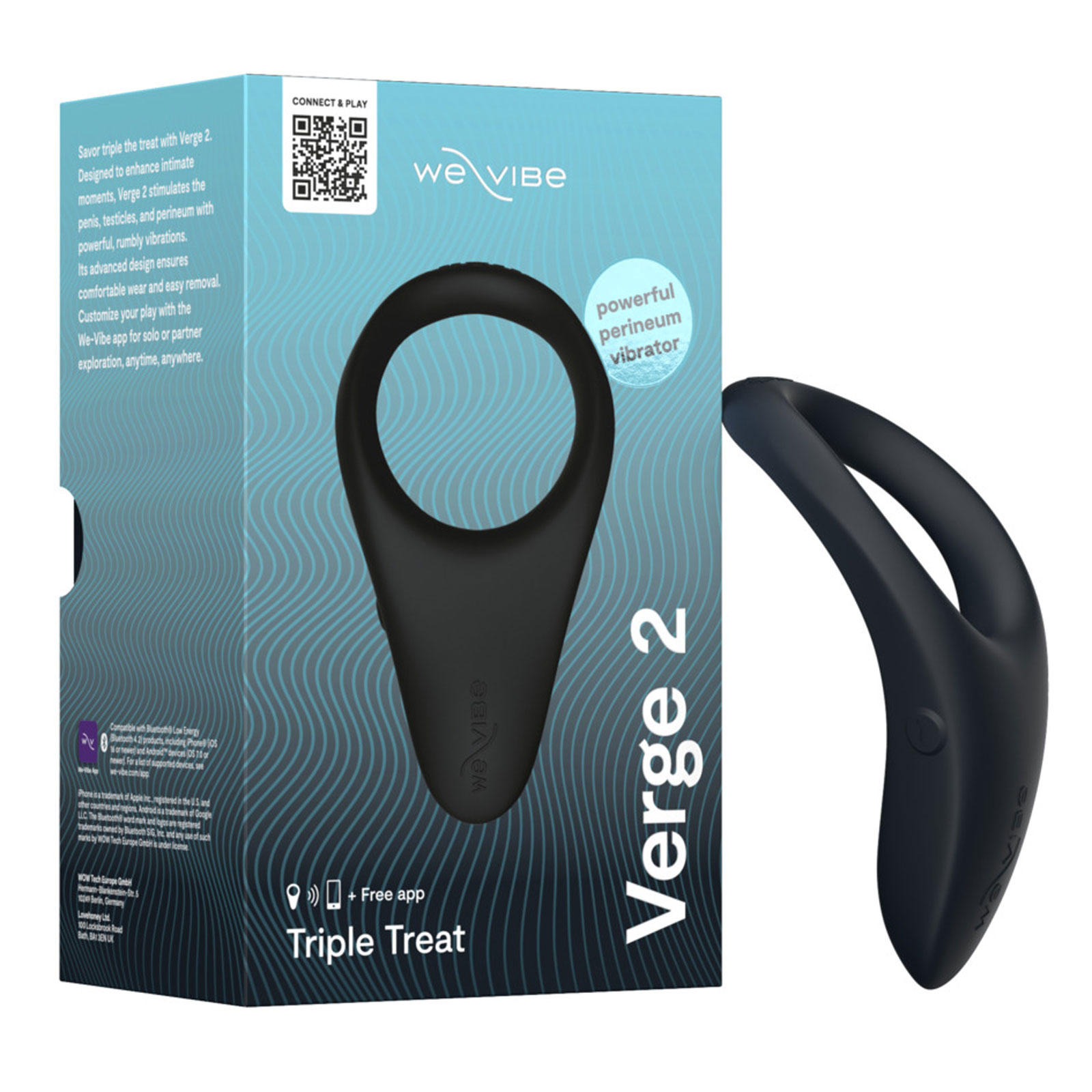 We-Vibe Verge 2, черное — фото 1