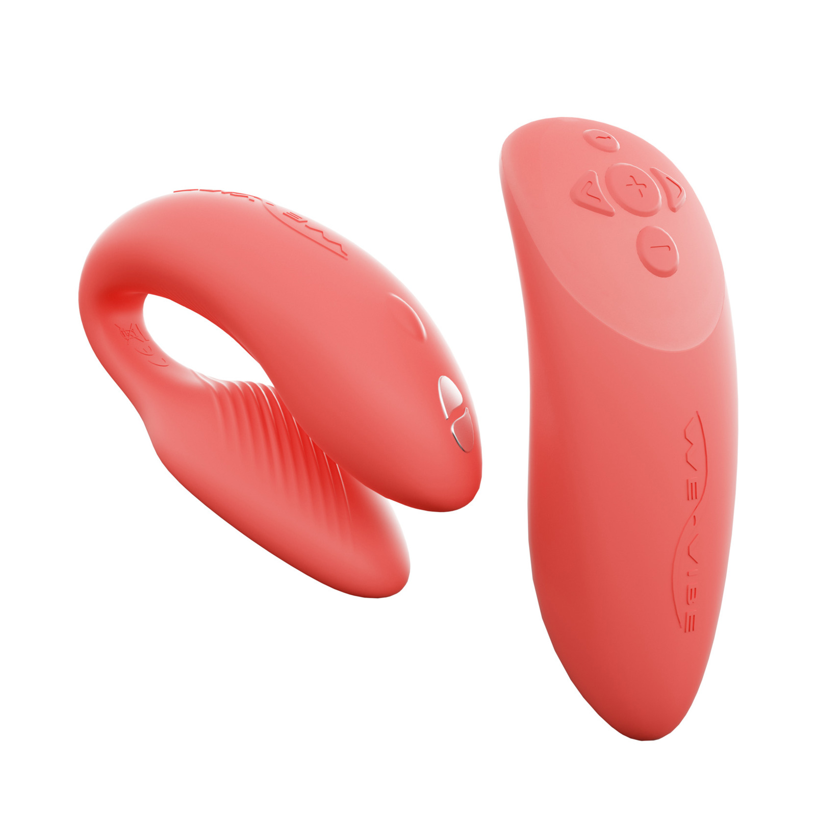 We-Vibe Chorus, коралловый, Вибратор для пар с сенсорным пультом управления