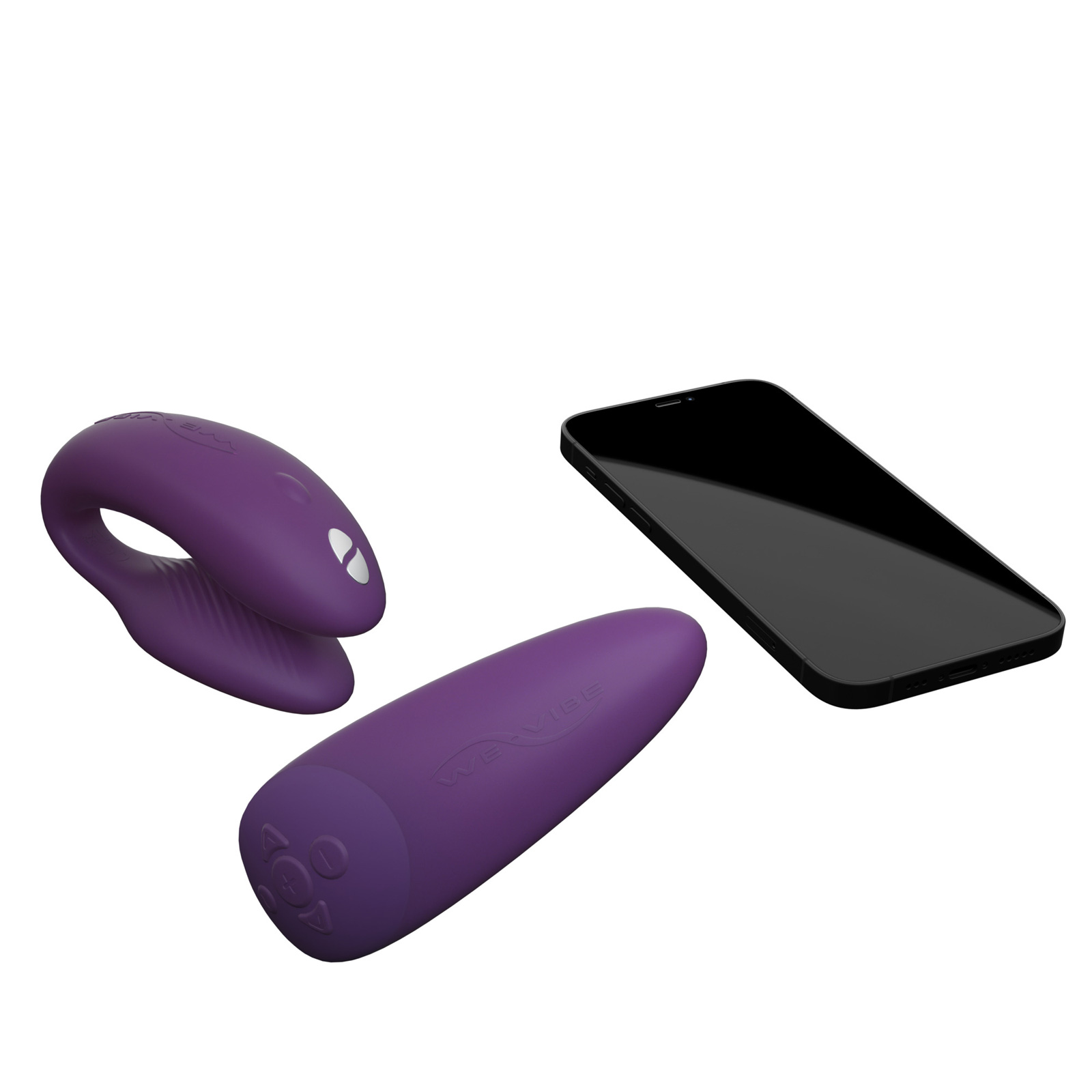 We-Vibe Chorus, фиолетовый - Вибратор для пар с сенсорным пультом управления - купить в секс шопе