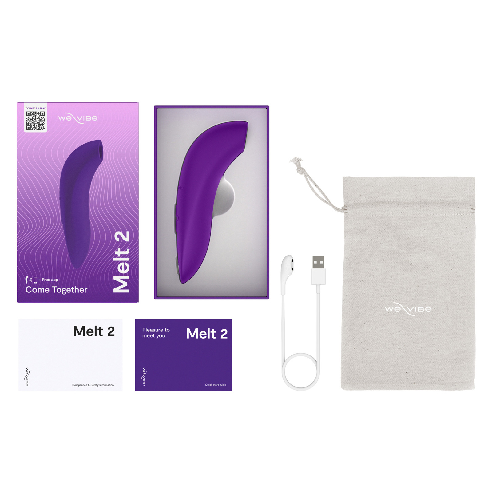 We-Vibe Melt 2, фиолетовый - фото 10