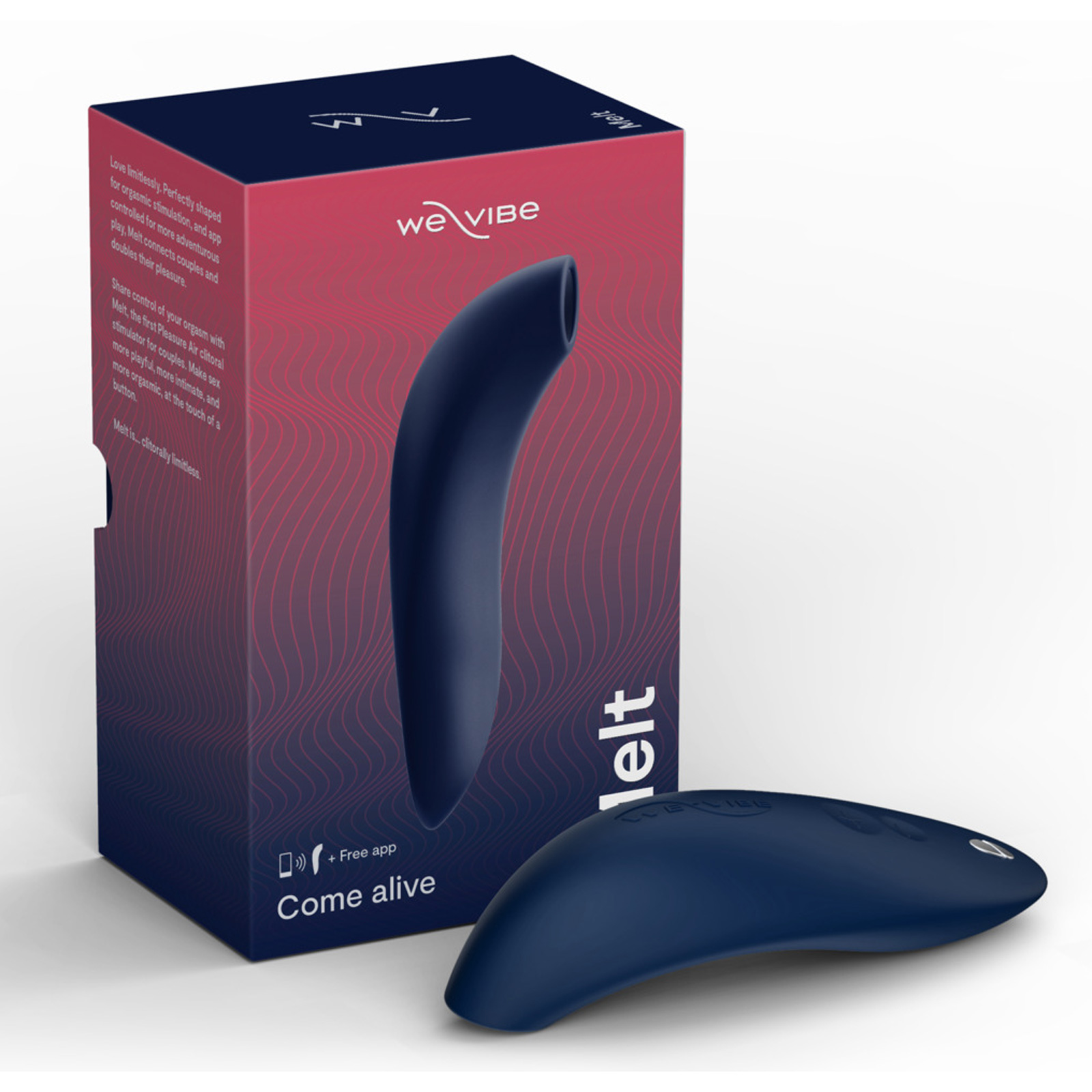 We-Vibe Melt, темно-синий, Бесконтактный стимулятор клитора