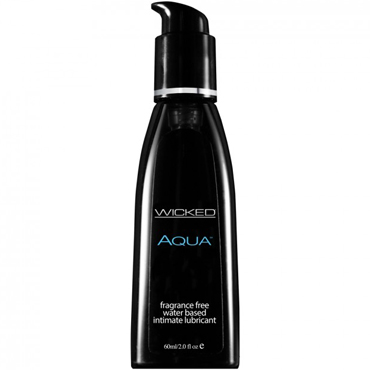 Wicked Aqua Fragrance Free, 60 мл, Смазка на водной основе без отдушек