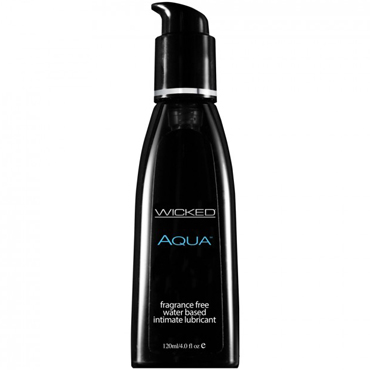 Wicked Aqua Fragrance Free, 120 мл, Смазка на водной основе без отдушек
