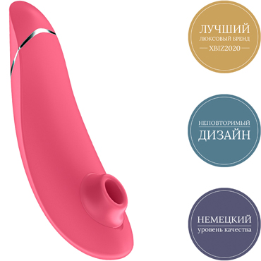 Womanizer Premium, розовый, Бесконтактный клиторальный стимулятор и другие товары Womanizer с фото