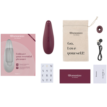 Womanizer Classic 2, бордовый - фото, отзывы