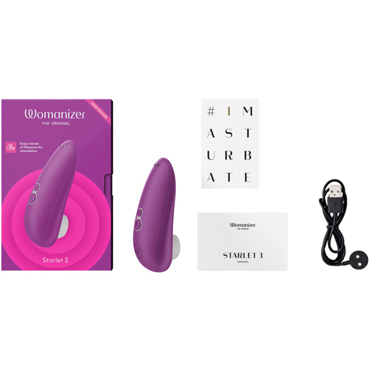Womanizer Starlet 3, фиолетовый, Бесконтактный клиторальный стимулятор и другие товары Womanizer с фото