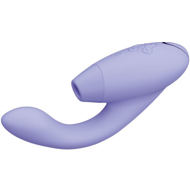 Womanizer Duo 2, лиловый - Игрушка для двойной стимуляции с технологией Pleasure Air - купить в секс шопе