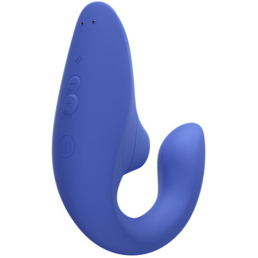 Womanizer Blend, голубой, Вибромассажер для двойной стимуляции и другие товары Womanizer с фото