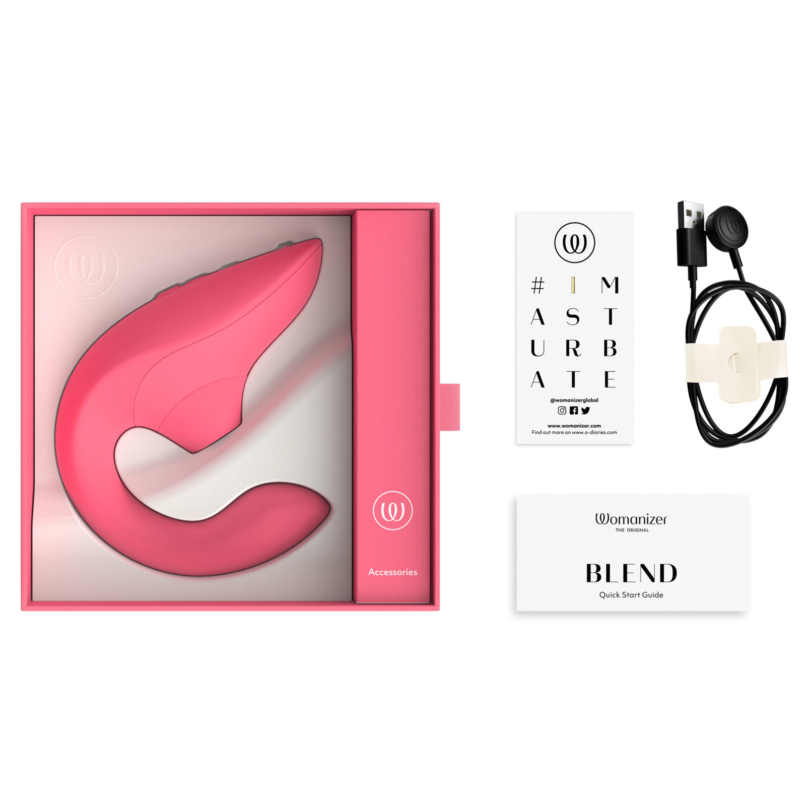 Womanizer Blend, розовый - подробные фото в секс шопе Condom-Shop