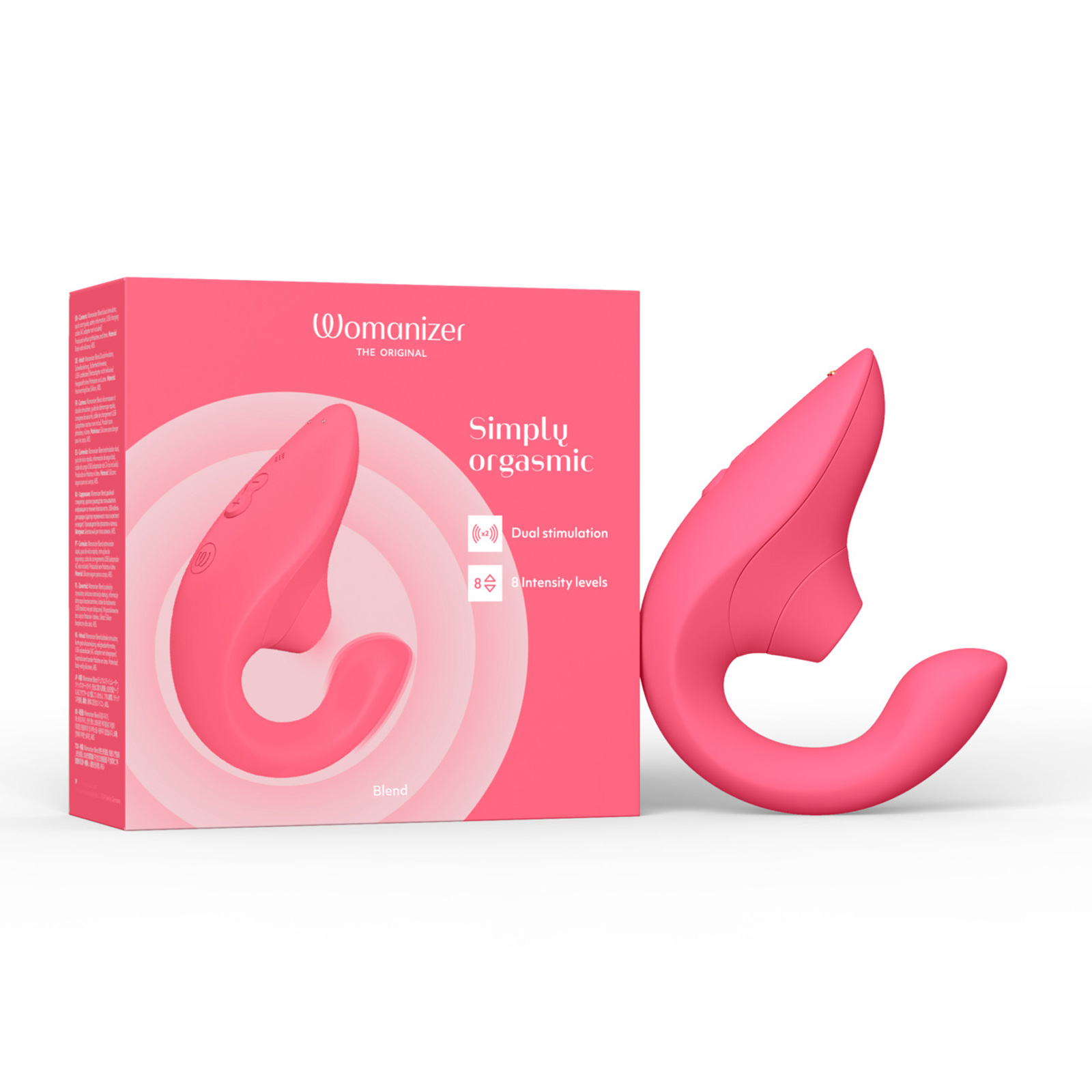 Womanizer Blend, розовый, Вибромассажер для двойной стимуляции