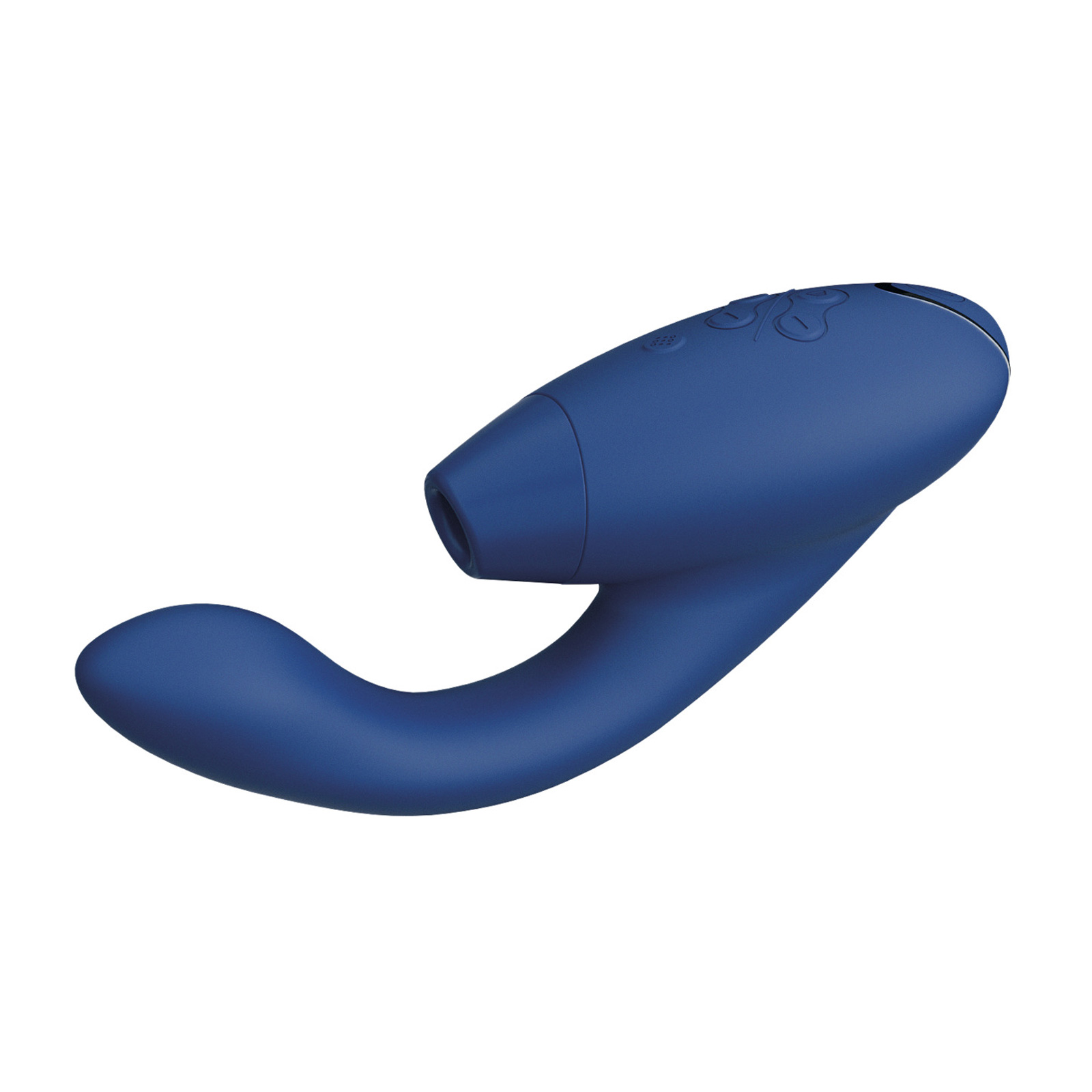 Womanizer Duo 2, синий - Игрушка для двойной стимуляции с технологией Pleasure Air - купить в секс шопе