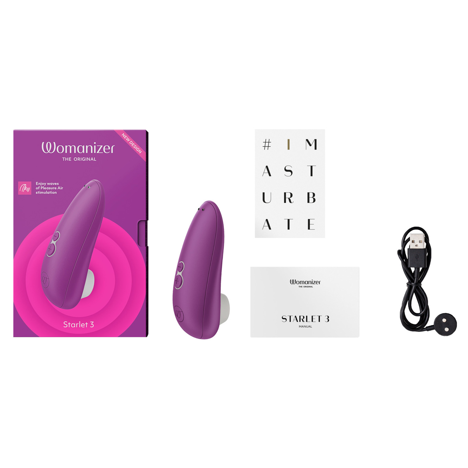 Womanizer Starlet 3, фиолетовый - подробные фото в секс шопе Condom-Shop