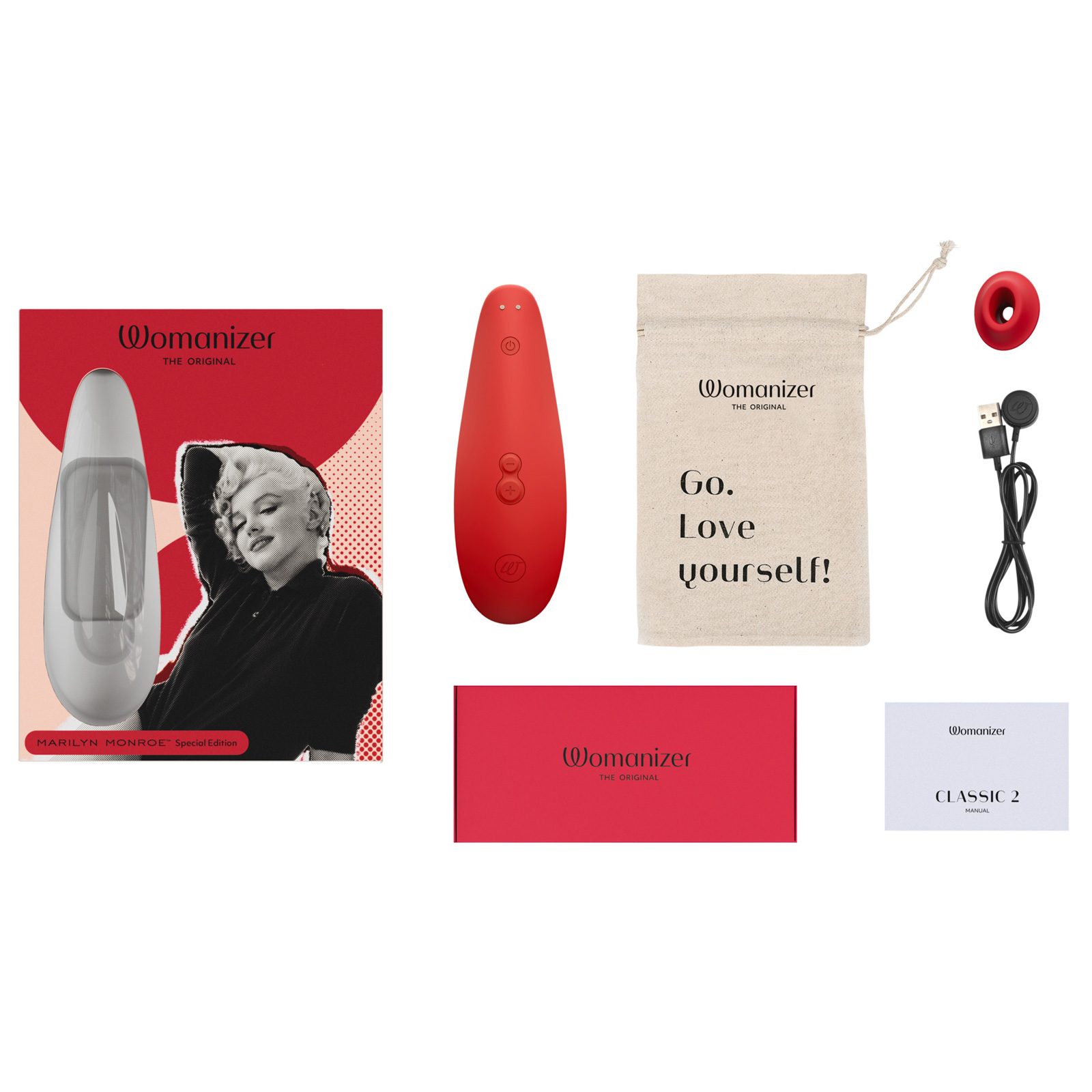 Womanizer Marilyn Monroe Classic 2, красный — фото 6