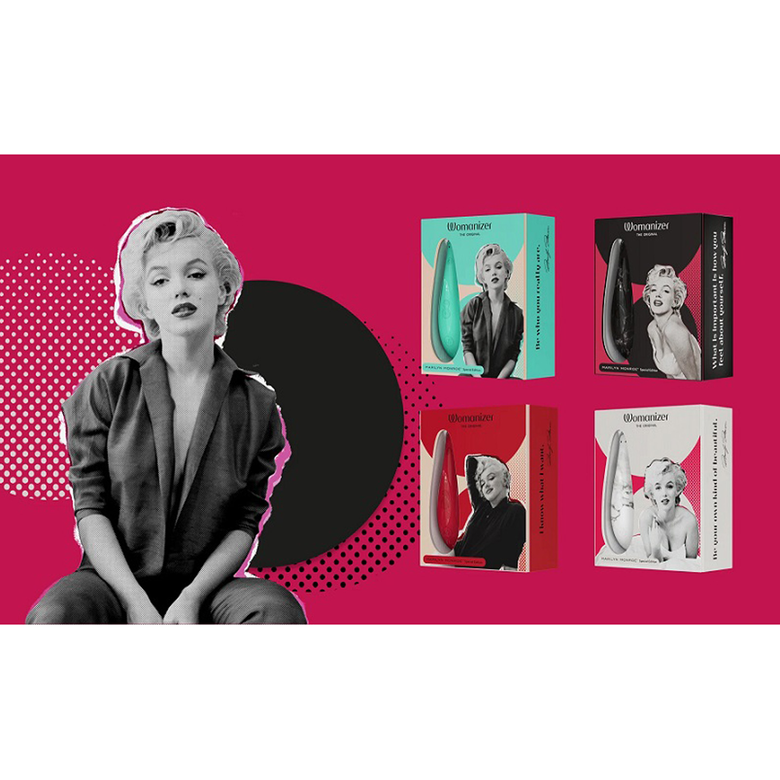 Womanizer Marilyn Monroe Classic 2, красный — фото 8