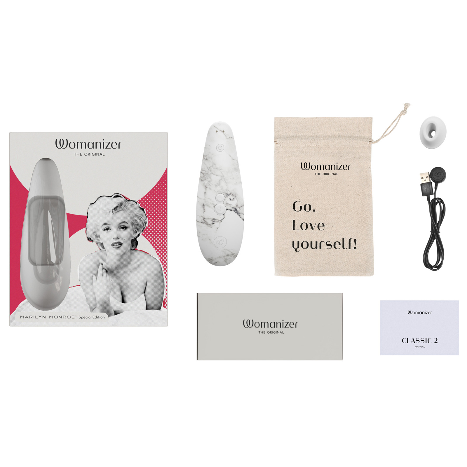 Womanizer Marilyn Monroe Classic 2, белый — фото 6