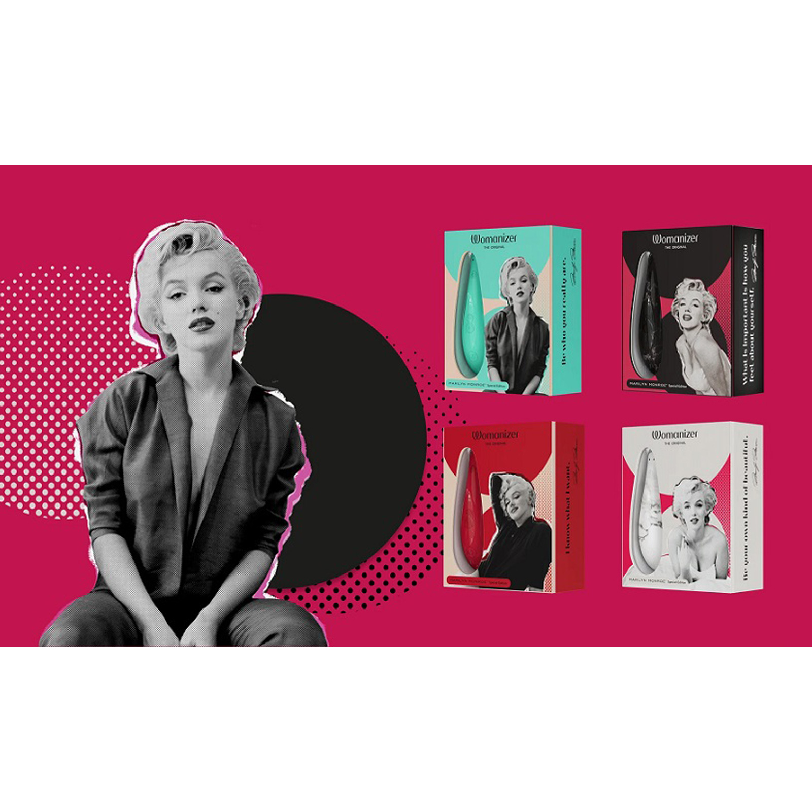 Womanizer Marilyn Monroe Classic 2, белый — фото 8