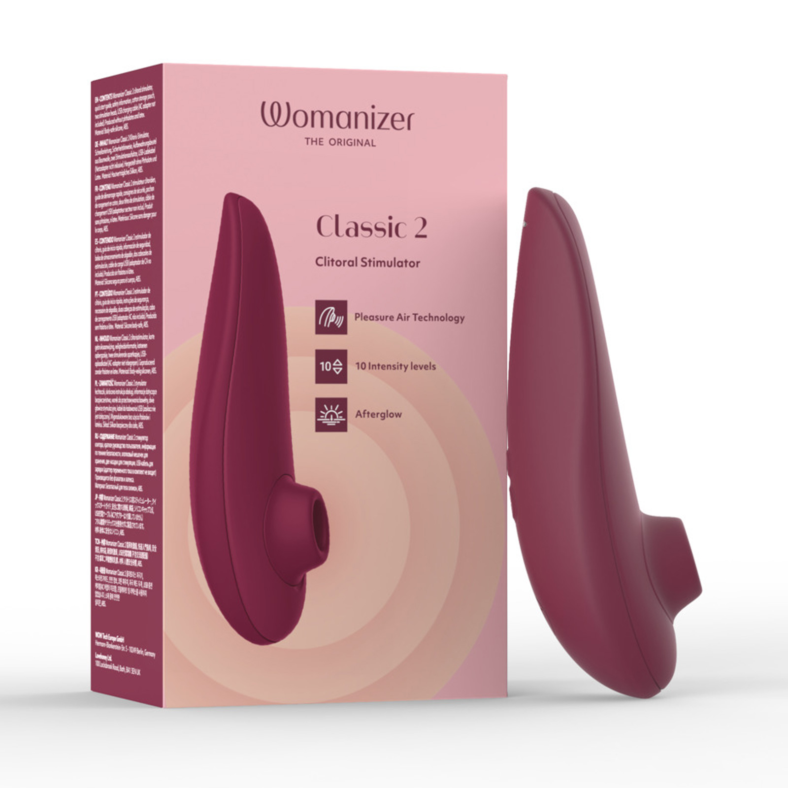 Womanizer Classic 2, бордовый