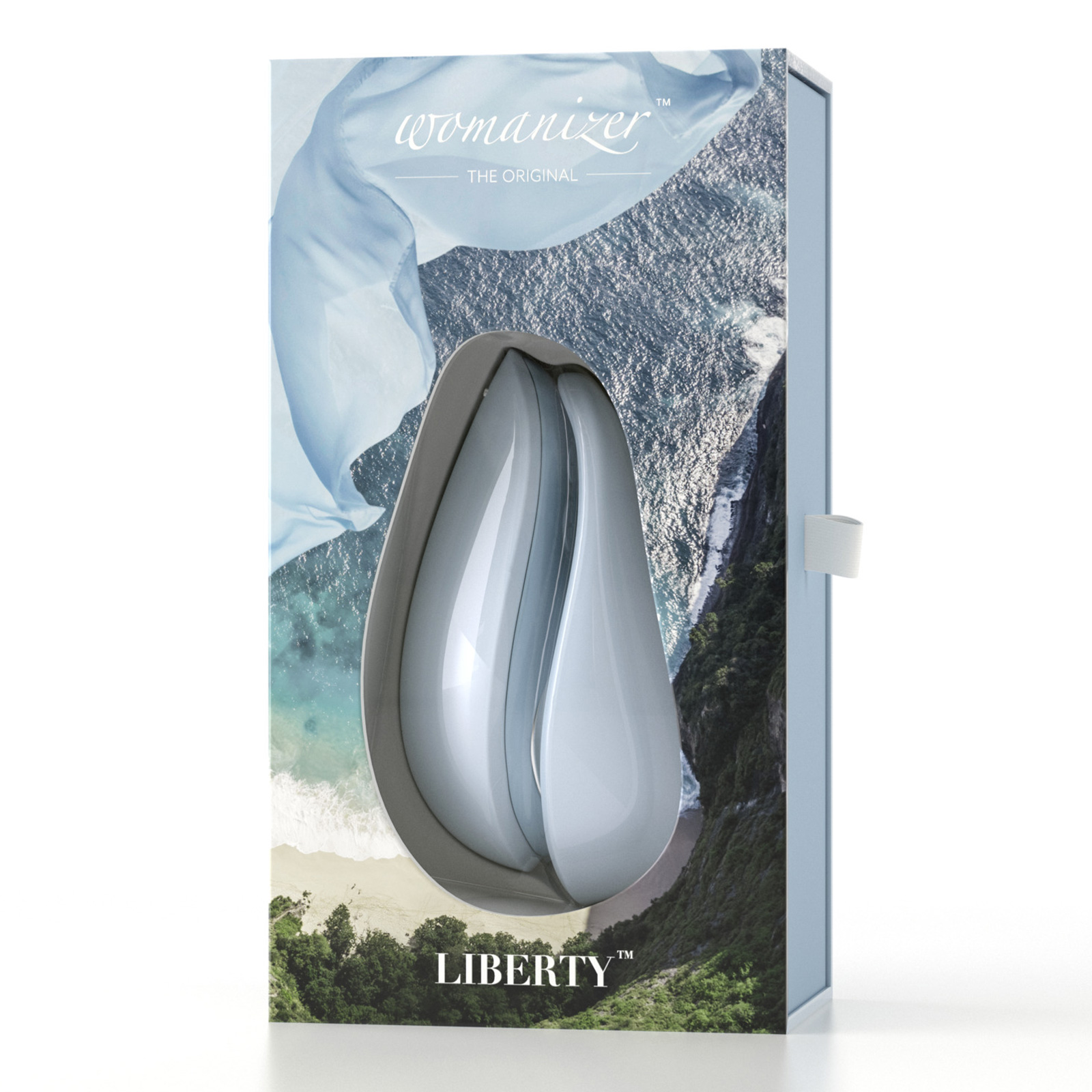 Womanizer Liberty, голубой - подробные фото в секс шопе Condom-Shop