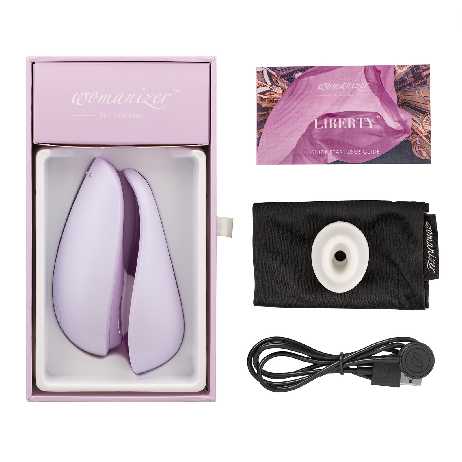 Новинка раздела Секс игрушки - Womanizer Liberty, сиреневый
