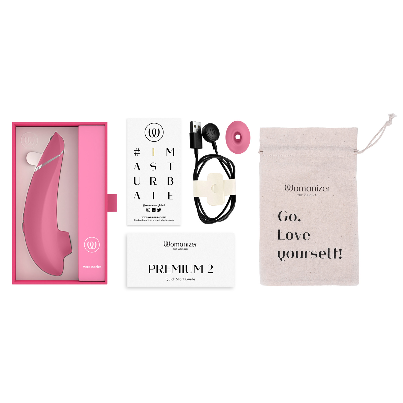 Womanizer Premium 2, малиновый — фото 6