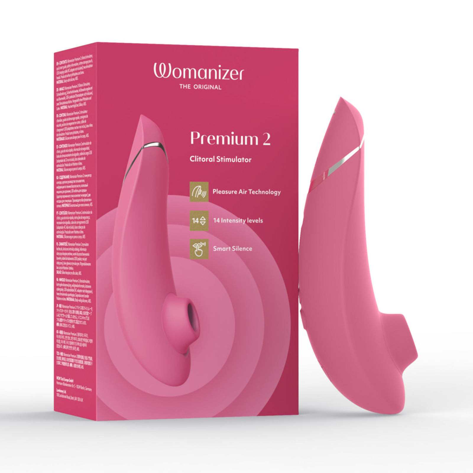Womanizer Premium 2, малиновый — фото 1