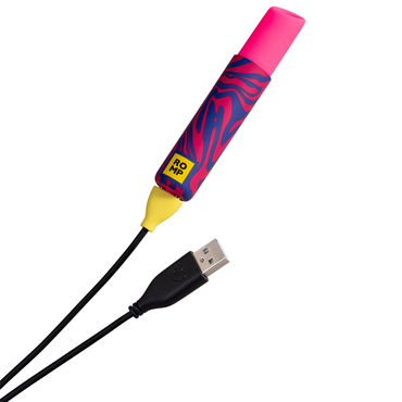 ROMP Lipstick - Компактный стимулятор клитора в форме помады - купить в секс шопе