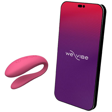 Sync Lite Pink, Вибромассажер для пар и другие товары We-Vibe с фото