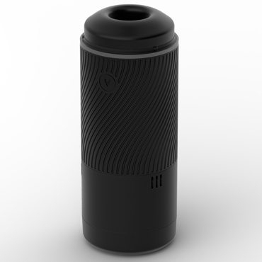 Pow Stroker Black - Мастурбатор премиум-класса с контролем всасывания - купить в секс шопе