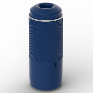 Pow Stroker Blue - Мастурбатор премиум-класса с контролем всасывания - купить в секс шопе