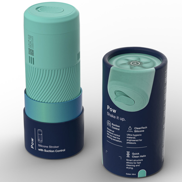 Pow Stroker Mint - подробные фото в секс шопе Condom-Shop