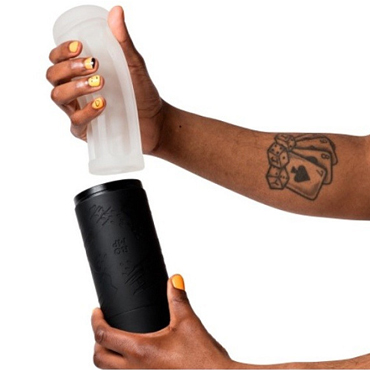 Romp Dash Black - Мастурбатор с эффектом всасывания - купить в секс шопе