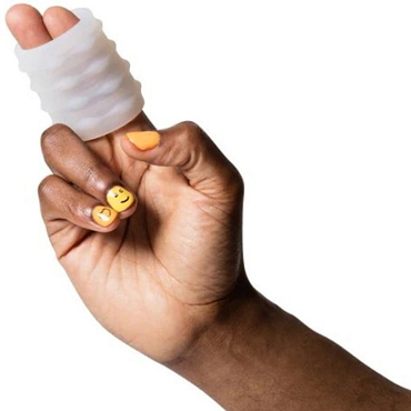 Romp Mosh Transparent - Сквозной прозрачный мастурбатор - купить в секс шопе