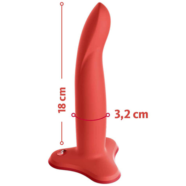 Limba Flex M, flashy coral - Фаллоимитатор трансформируемый с присоской - купить в секс шопе