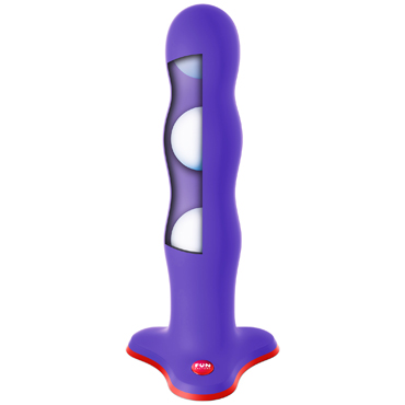 Fun Factory STUBS BOUNCER, flashy purple, Фаллоимитатор с подвижными шариками и другие товары Fun Factory с фото