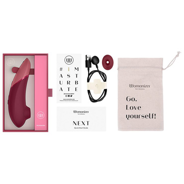 Новинка раздела Секс игрушки - Womanizer Next Bordeaux