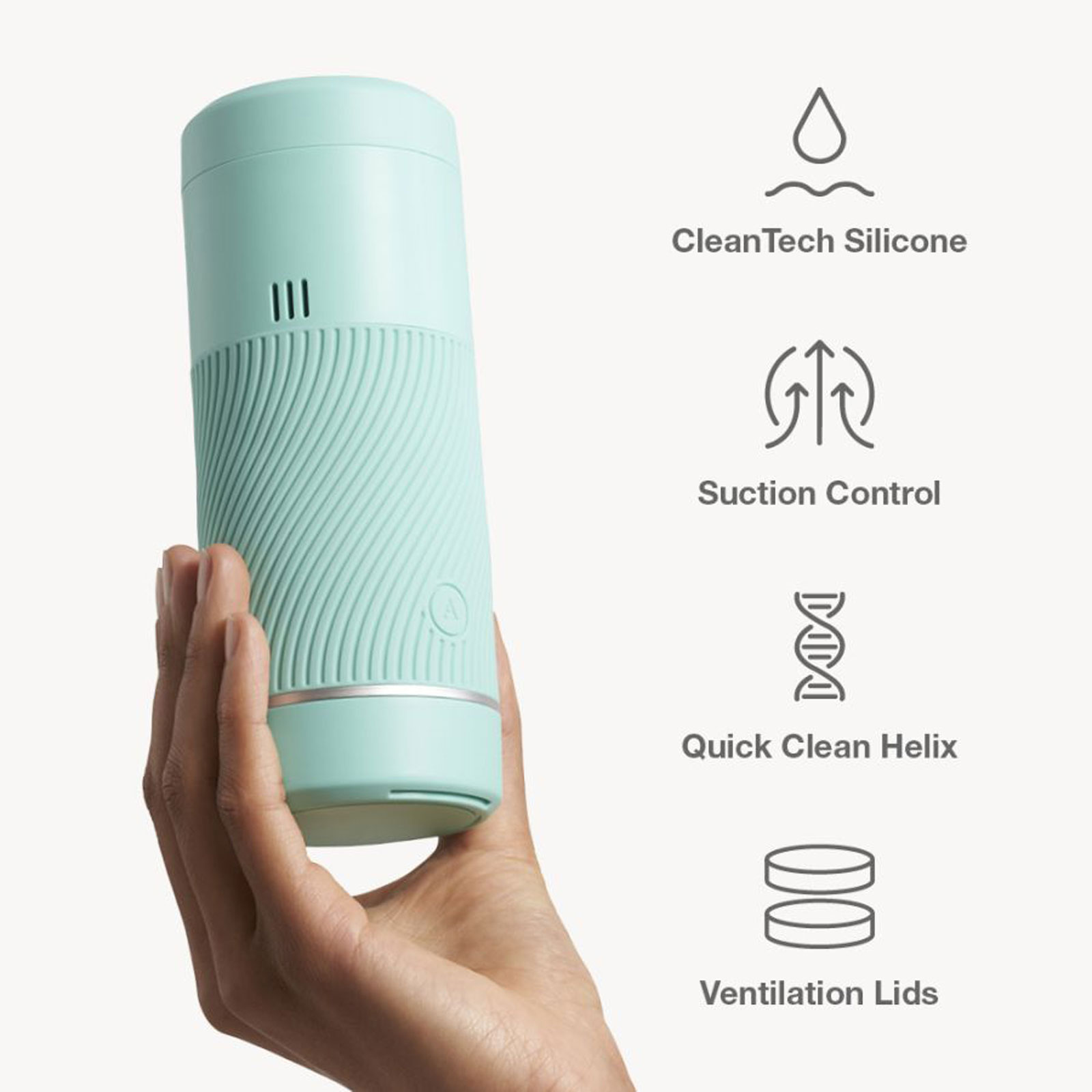 Arcwave Pow Stroker Mint - подробные фото в секс шопе Condom-Shop
