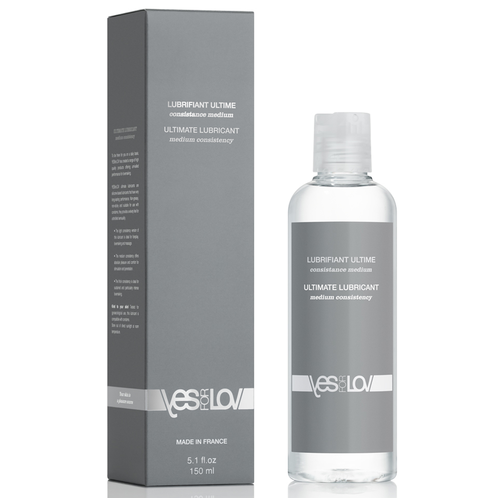 YESforLOV Ultimate Lubricant medium consistency, 150 мл, Лубрикант на силиконовой основе, Средняя консистенция